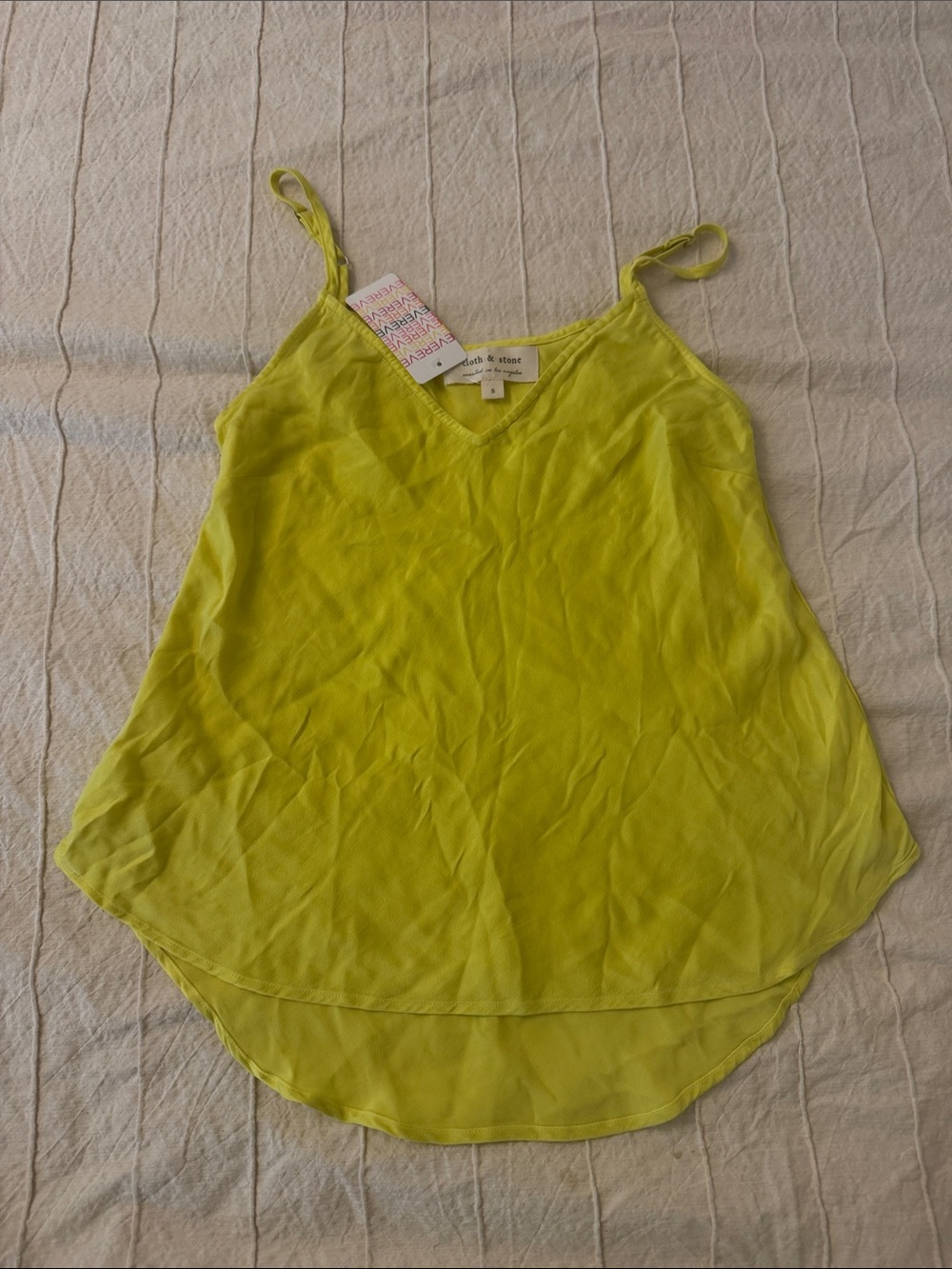 cloth & stone V-Neck Silk-Blend Cami